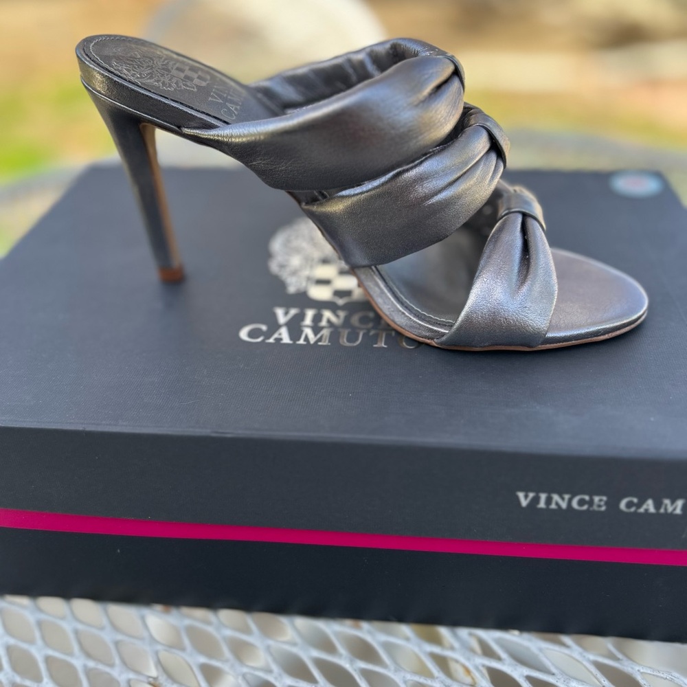 Vince Camuto Metallic  Heels